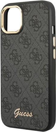 Guess PC/TPU 4G Metal Camera Outline Case für Apple iPhone 14 Max - black (GUHCP14MHG4SHK)
