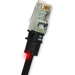 Assmann/Digitus PatchSee BasicPatch 5e, 1,2m PatchSee Patchkabel, CAT 5e U-FTP, Cu, PVC, AWG 26, Länge 1,2 m, Farbe schwarz (PK-F-4)