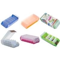 helit Lernkartei BeeBox, A8, Unterteil: limette-transluzent Deckel: transluzent-weiß, aus Polystyrol, Deckel sowohl (H6901059)