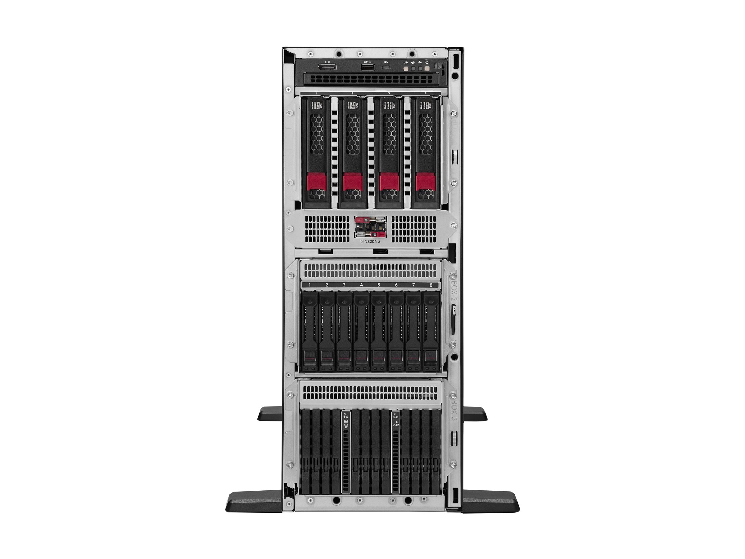 HPE ProLiant Compute ML350 Gen12 Tower-Server, Xeon 6515P 2,3 GHz, 64 GB RAM 960 GB SSD, Schwarz
