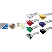 Mauly 214 Foldback-Klammer, schwarz (B)32 mm Inhalt: 12 Stück, Klemmweite: 13 mm (21432-90)