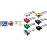 Mauly 214 Foldback-Klammer, schwarz (B)32 mm Inhalt: 12 Stück, Klemmweite: 13 mm (21432-90)