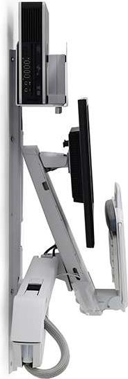 Ergotron StyleView Sit-Stand Combo System with Small CPU Holder (45-273-216)