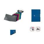 herlitz Klemmbrett-Mappe easy orga to go, schwarz DIN A4, aus Polyfoam-Kunststoff, vernickelte Klemmmechanik, - 1 Stück (11217221)