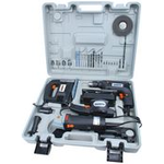 BRÜDER MANNESMANN Elektro-Werkzeug-Satz, 4-teilig, im Koffer mit Schlagbohrmaschine, mit Stichsäge, mit Schwingschleifer, - 1 Stück (M12555)