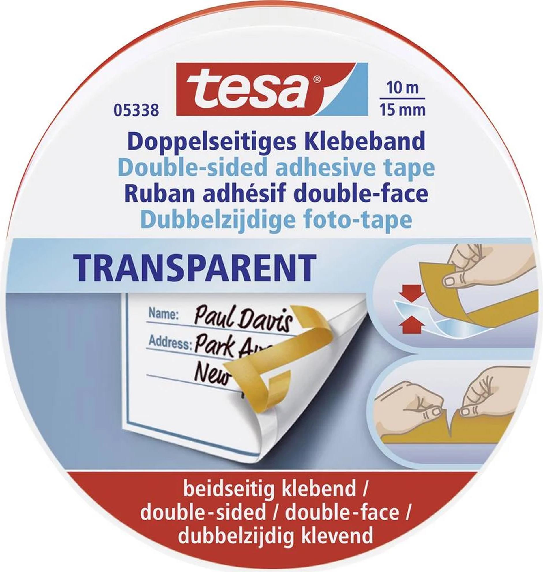 TESA 05338-00000-01 Schreibwaren-Klebeband 10 m Transparent 1 Stück(e) (05338-00000-01)