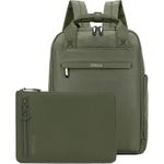 Golla Set aus Rucksack und Laptop-Sleeve 13 Zoll, Grün (76465)