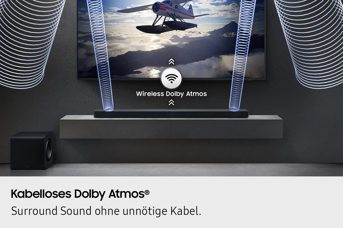 Samsung Q-Serie HW-QS710GF 3.1.2-Kanal Soundbar Schwarz