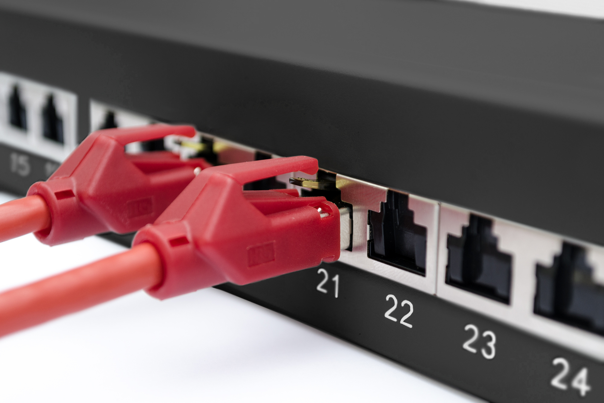 Digitus Professional DN-91624S-EA-B Patchpanel 24-Port Cat6a geschirmt 1HE 19" Schwarz