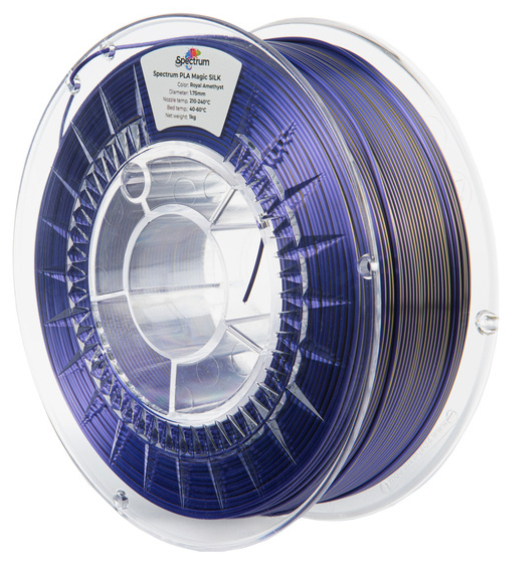 Spectrum Filaments PLA Magic SILK Filament 1.75mm 1kg Royal Amethyst