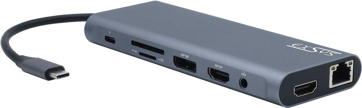 EXSYS GmbH 14 in 1 USB-C Dockingstation, USB 3.2 Gen 2x1 (EX-1226HM)