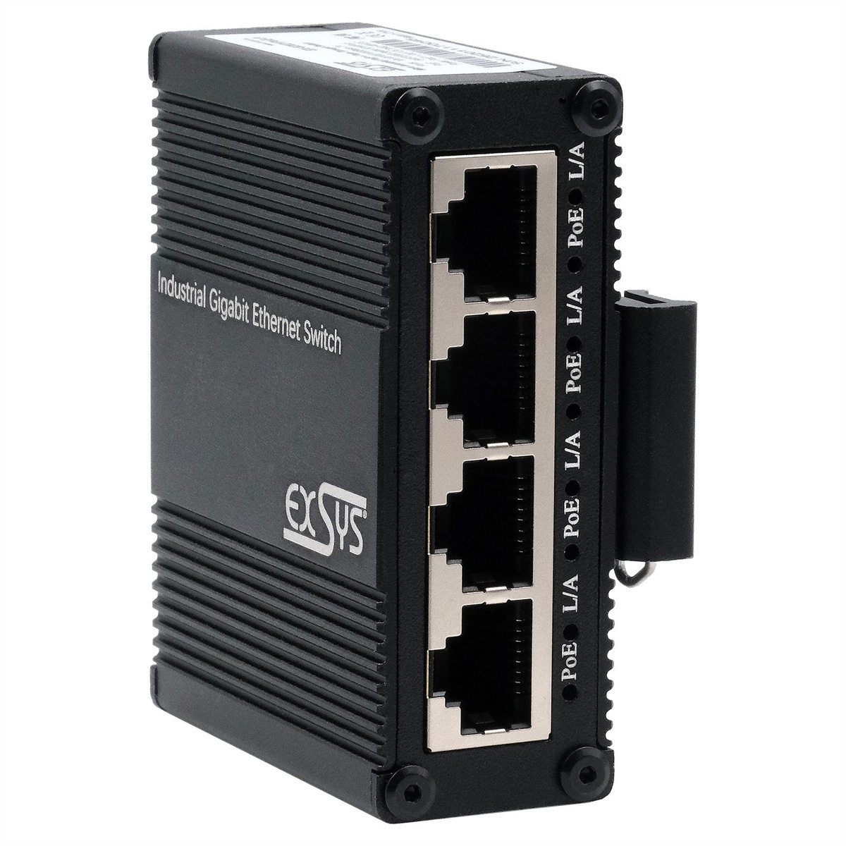 Exsys EX-62021PoE-P 5-Port Industrial Gigabit PoE Switch
