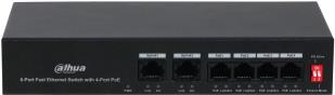 Dahua Technology PoE DH-PFS3006-4ET-36 Netzwerk-Switch Fast Ethernet (10/100) Power over Ethernet (PoE) Schwarz (PFS3006-4ET-36)