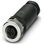 Phoenix Contact 1696439 Drahtverbinder M12 Schwarz - Edelstahl (1696439)