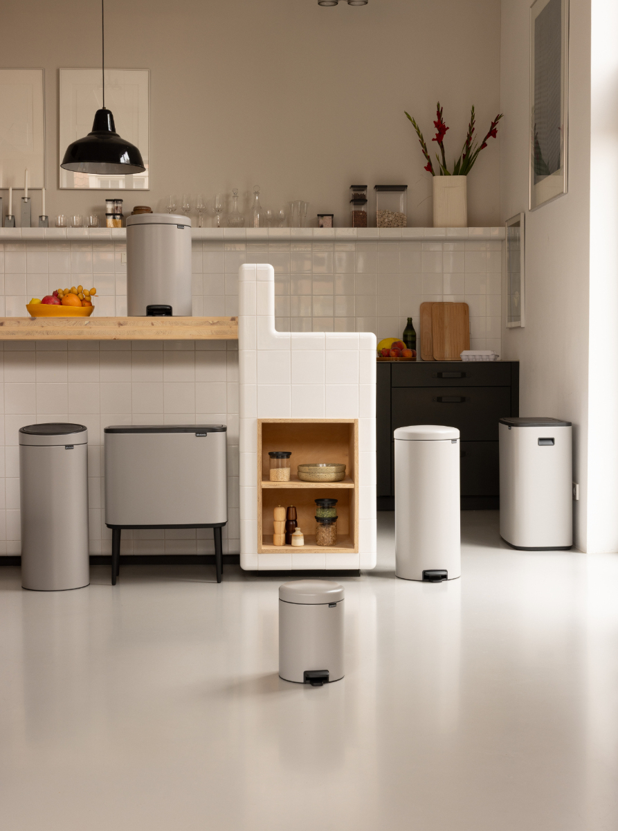 Brabantia NewIcon Treteimer 12 l Grau