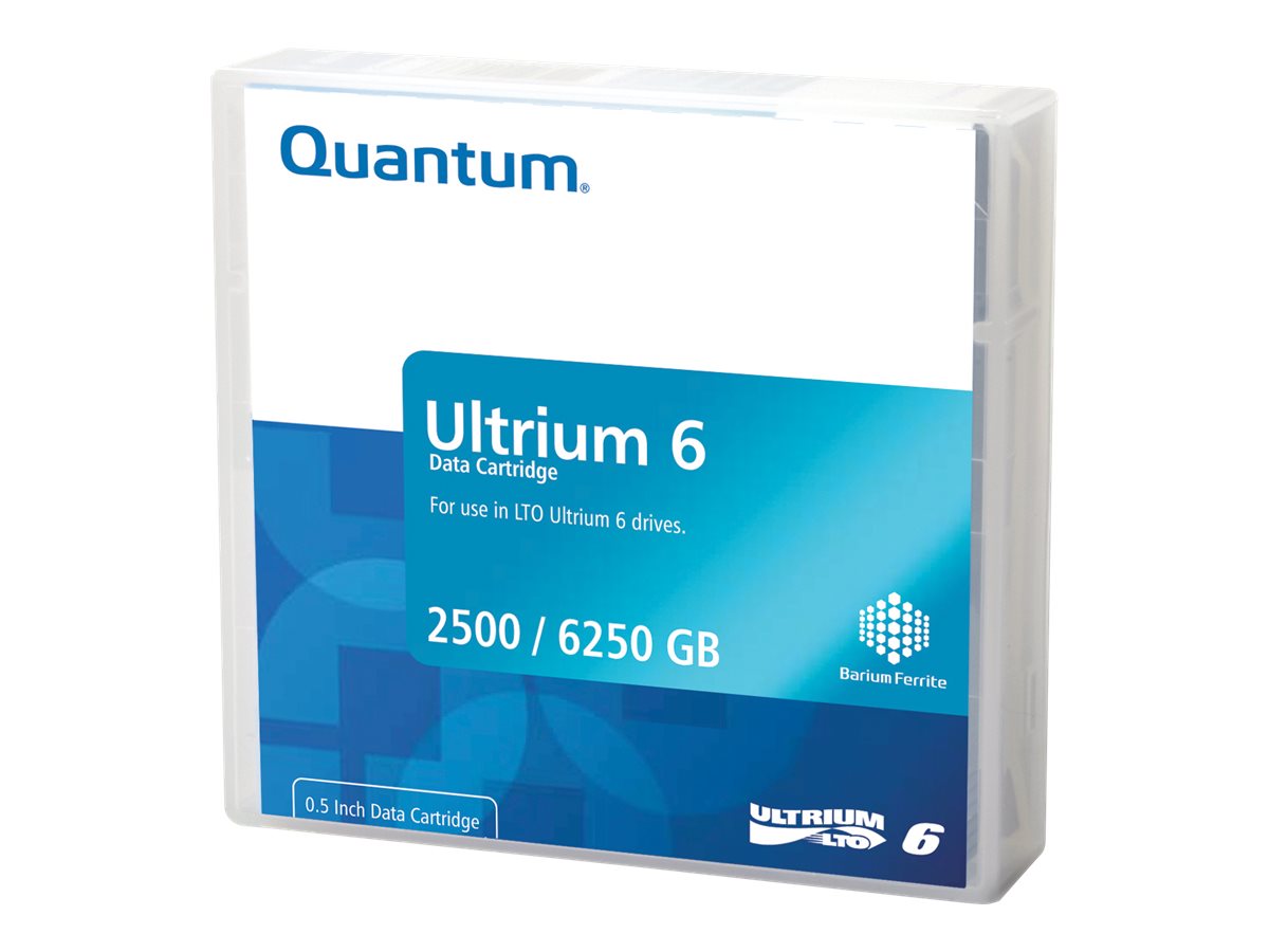 Quantum LTO Ultrium 6 Datenkassette 2,5 TB / 6,25 TB (MR-L6MQN-01) Schwarz, Grau