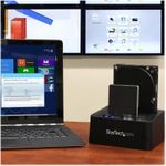 StarTech.com "USB 3,1 (10 Gbit/s) Duplizierer Dockingstation für 2.5"" & 3.5"" SATA SSD/HDD Laufwerke (SDOCK2U313R)