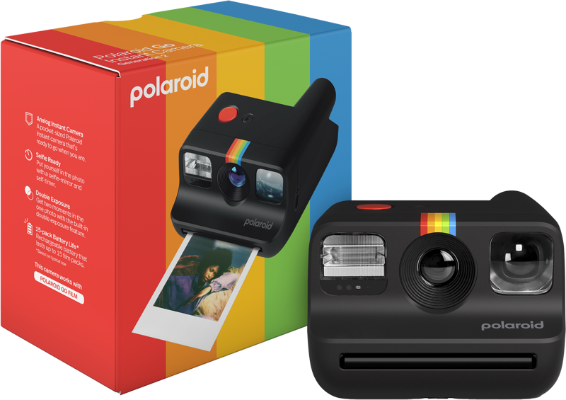 Polaroid Go Generation 2 Sofortbildkamera Schwarz