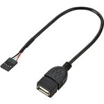 Renkforce USB-Kabel USB 2.0 Pfostenstecker 4pol., USB-A Buchse 0.20 m Schwarz RF-5719746 (RF-5719746)