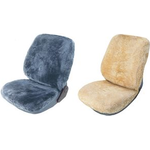 IWH KFZ-Lammfellsitzbezug, beige Sitzfläche aus 100 % Lammfell, leichte Montage - 1 Stück (010821)