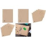 Oxford Karton-Register TOUAREG, blanko, DIN A4, 5-teilig beige, aus Recycling-Papier, 280 g/qm, Eurlochung - 1 Stück (100204964)