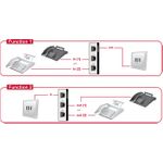 Delock Umschalter RJ11 2 Port manuell bidirektional (87698)