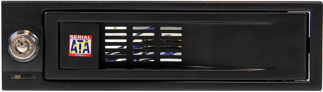 StarTech.com HSB100SATBK 3.5" SATA Hot-Swap Wechselrahmen 5.25" Schwarz