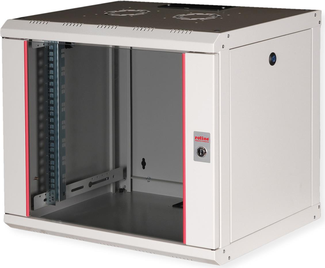 ROLINE 19 Zoll Wandgehäuse Pro 9 HE 450x600 BxT grau - Wandgehäuse (26.21.0002)