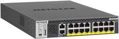 Netgear M4300-16X Managed L3 10G Ethernet (100/1000/10000) Schwarz 1U Power over Ethernet (PoE) (XSM4316PA-100NES)