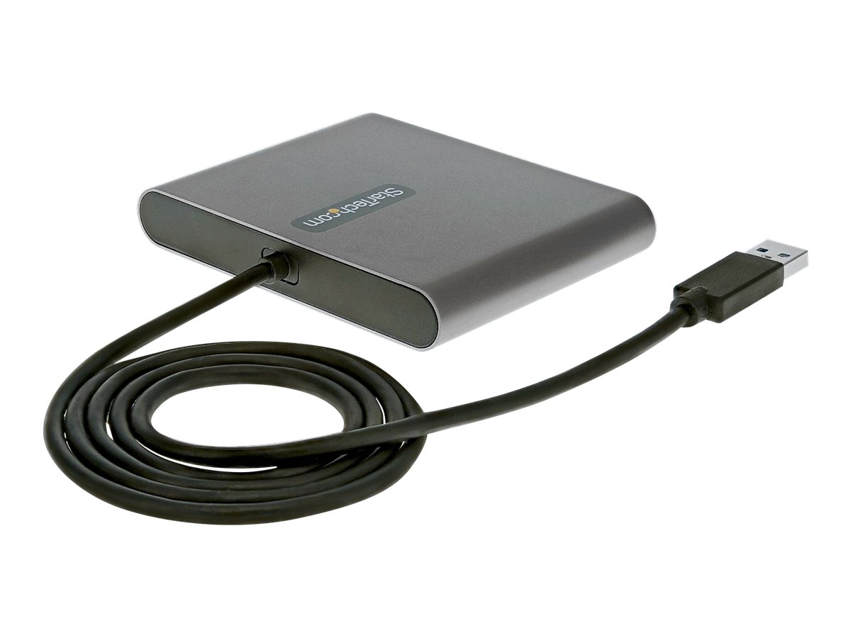 Startech USB32HD4 USB 3.0 Grafikadapter 4x HDMI Space-grau