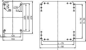 Schneider Electric NSYMM43 Schaltkastenzubehör (NSYMM43)