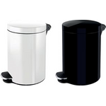 Helit H2404195 Mülleimer 8 l Rund Silber (H2404195)