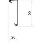 Hager SL20055219016 Sockelleistenkanal Oberteil (SL20055219016)