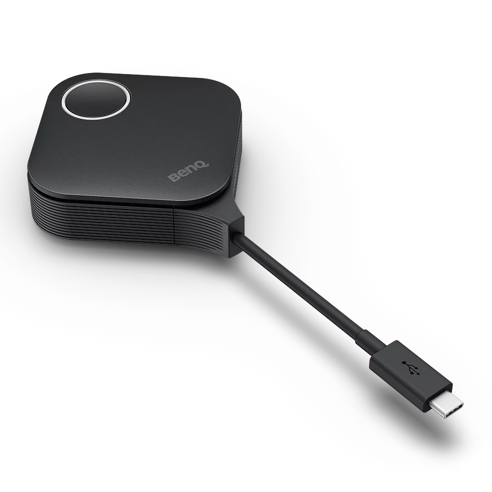 BenQ InstaShow WDC25 Kit Kabelloses Präsentationssystem HDMI USB-C 4K Schwarz