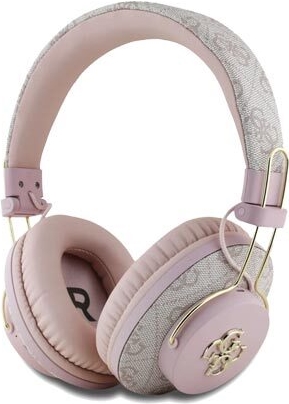 GUESS Wireless Bluetooth Headset 4G Metal Logo Pink, GUBHS72P4FC4MP, Universal (GUBHS72P4FC4MP)
