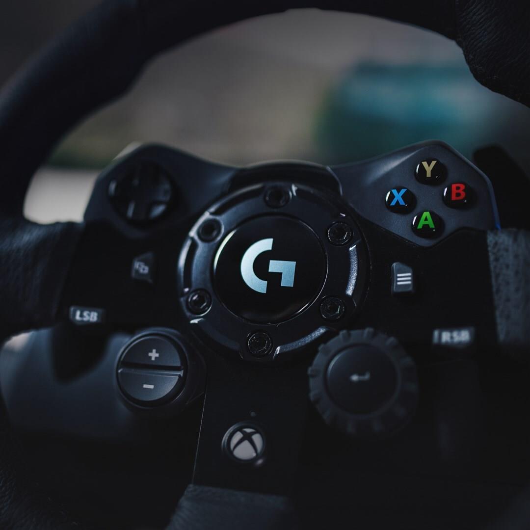 Logitech G G923 TrueForce Lenkrad- und Pedale-Set Kabelgebunden USB 2.0 Schwarz