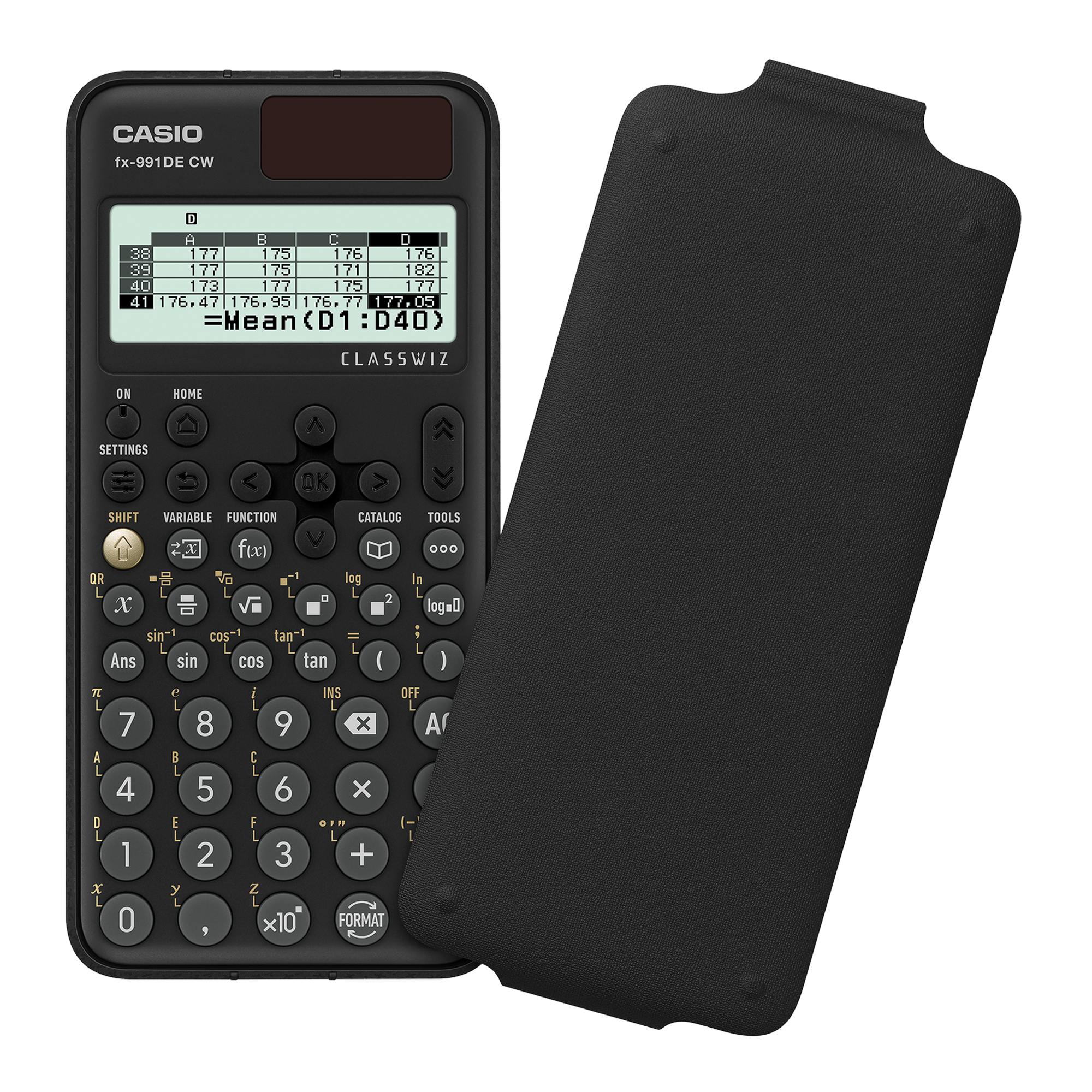 Casio ClassWiz FX-991DE CW Wissenschaftlicher Taschenrechner Schwarz