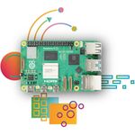 Raspberry Pi RASP PI 5 B 16GB - Raspberry Pi 5 B, 4x 2,4 GHz, 16 GB RAM, WLAN/BT (SC1113)