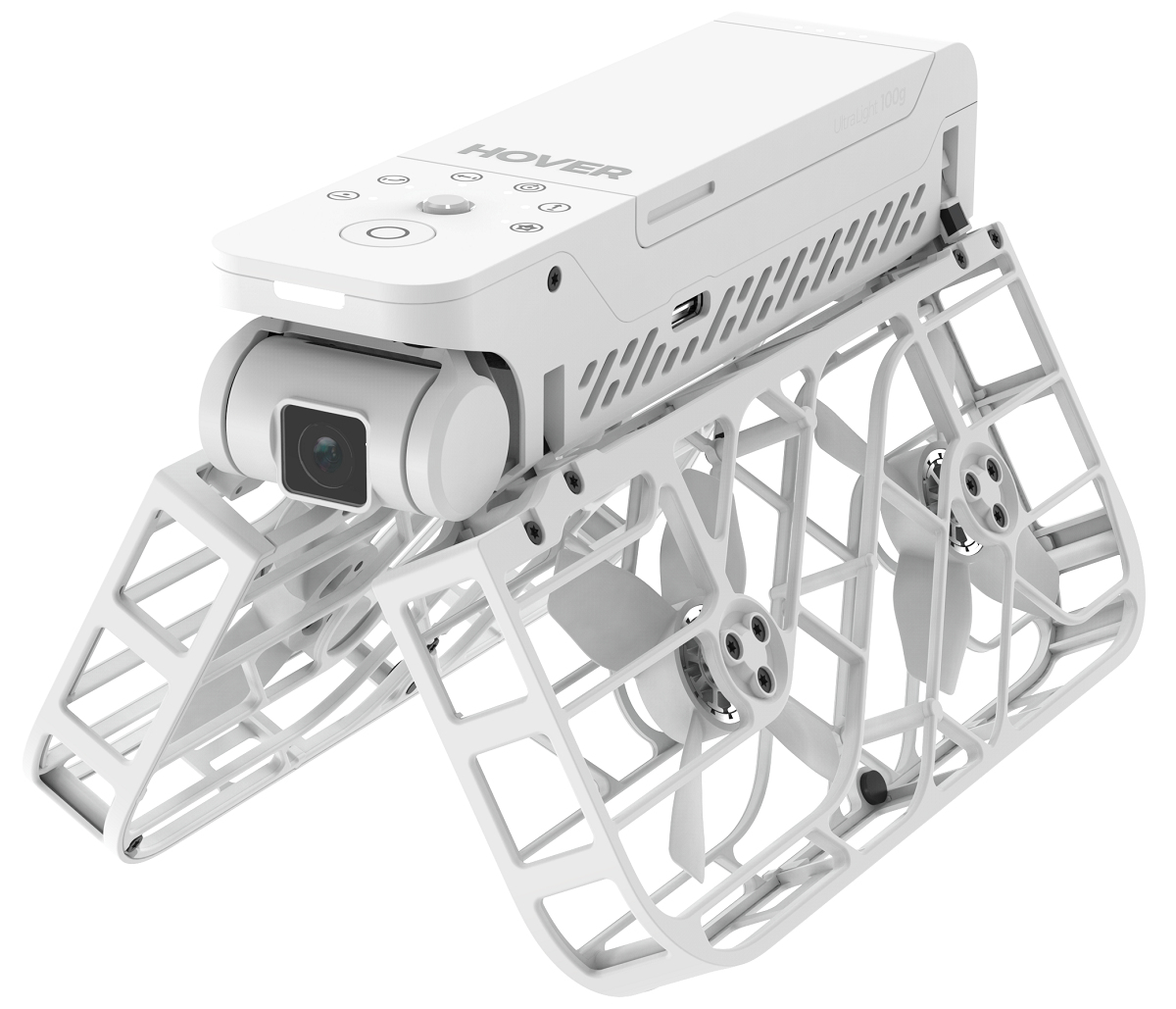 HOVERAir X1 Combo Quadrocopter 2704 x 1520 Pixel 32 GB Weiß