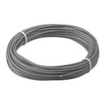 Wentronic Goobay Kupferlitze isoliert, Grau, 10 m - 1-adrig, mehrdrahtig (18 x 0,1 mm) (55047)