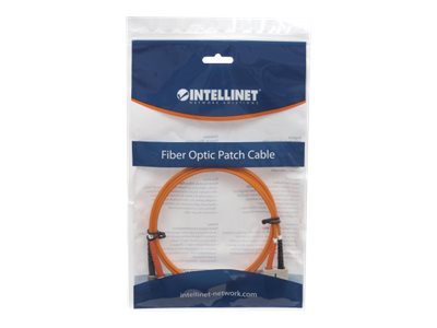 Intellinet LWL Duplex Patchkabel OM1, ST/SC, Multimode 62,5/125 µm, 1 m, Orange