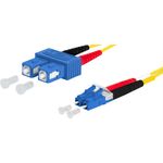 METZ CONNECT 151P1EOJO10E. Kabellänge: 1 m, Lichtleitertyp: OS2, Anschluss 1: 2x SC, Anschluss 2: 2x LC, Lochdurchmesser: 9 µm, Steckerverbindergeschlecht: Männlich/Männlich, Kabelfarbe: Gelb (151P1EOJO10E)
