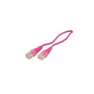 shiverpeaks BASIC-S ISDN-Anschlusskabel, magenta, 1,5 m RJ45 Stecker - RJ45 Stecker, Rundkabel, 4-adrig (BS70078-M1.5)