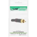 InLine 99110Q RCA Schwarz - Rot Drahtverbinder (99110Q)