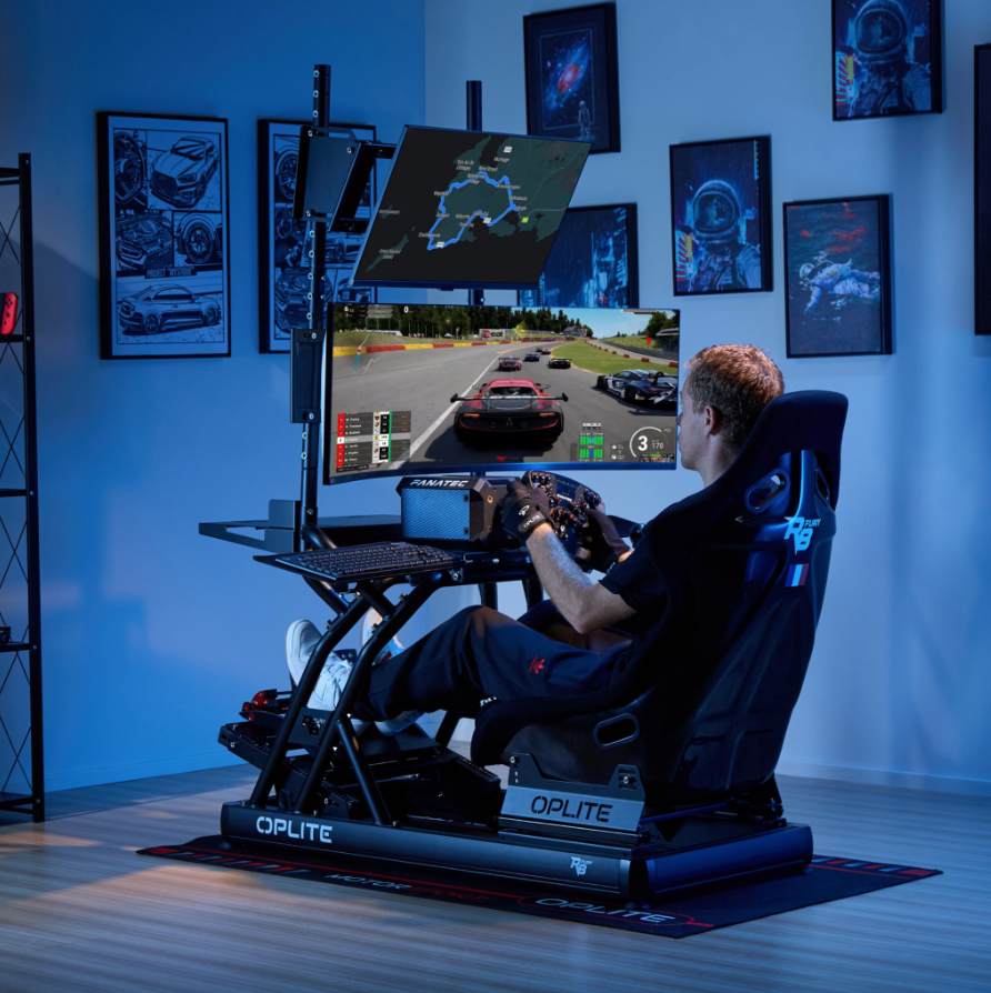 Oplite R8 On Top Monitorhalterung Single Schwarz