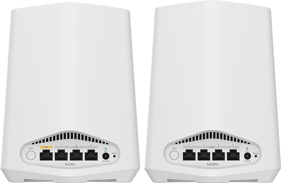 Netgear SXK30 Orbi Pro WiFi 6 Mini Dual-Band AX1800 System (1x SXR30, 1x SXS30) 2-Set, Abdeckung ca. 185 qm (SXK30-100EUS)