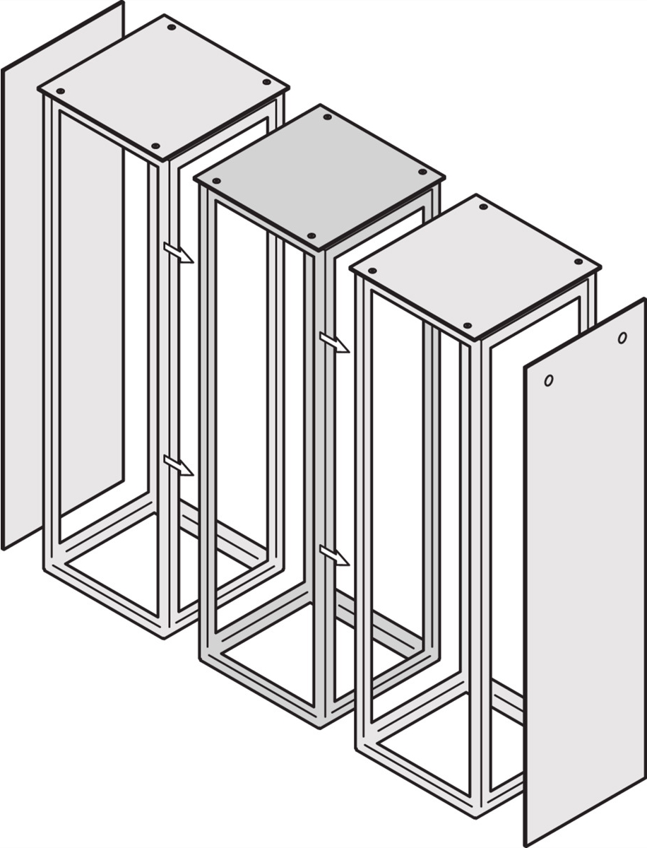 SCHROFF SIDE BY SIDE KIT IP55 AND EMC VSTAR CP (24630122)