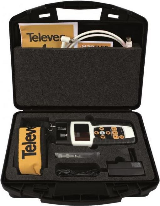 TELEVES Messgerät H30FLEX H30S2C-K mit DVB-S2 und DVB-C mit Koffer 59331