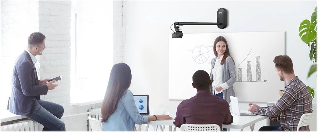 AVer CAM130 Content Camera 4K Videokonferenzkamera Schwarz, Weiß