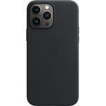 Apple - Case für Mobiltelefon - mit MagSafe - Leder - Midnight - für iPhone 13 Pro Max (MM1R3ZM/A)